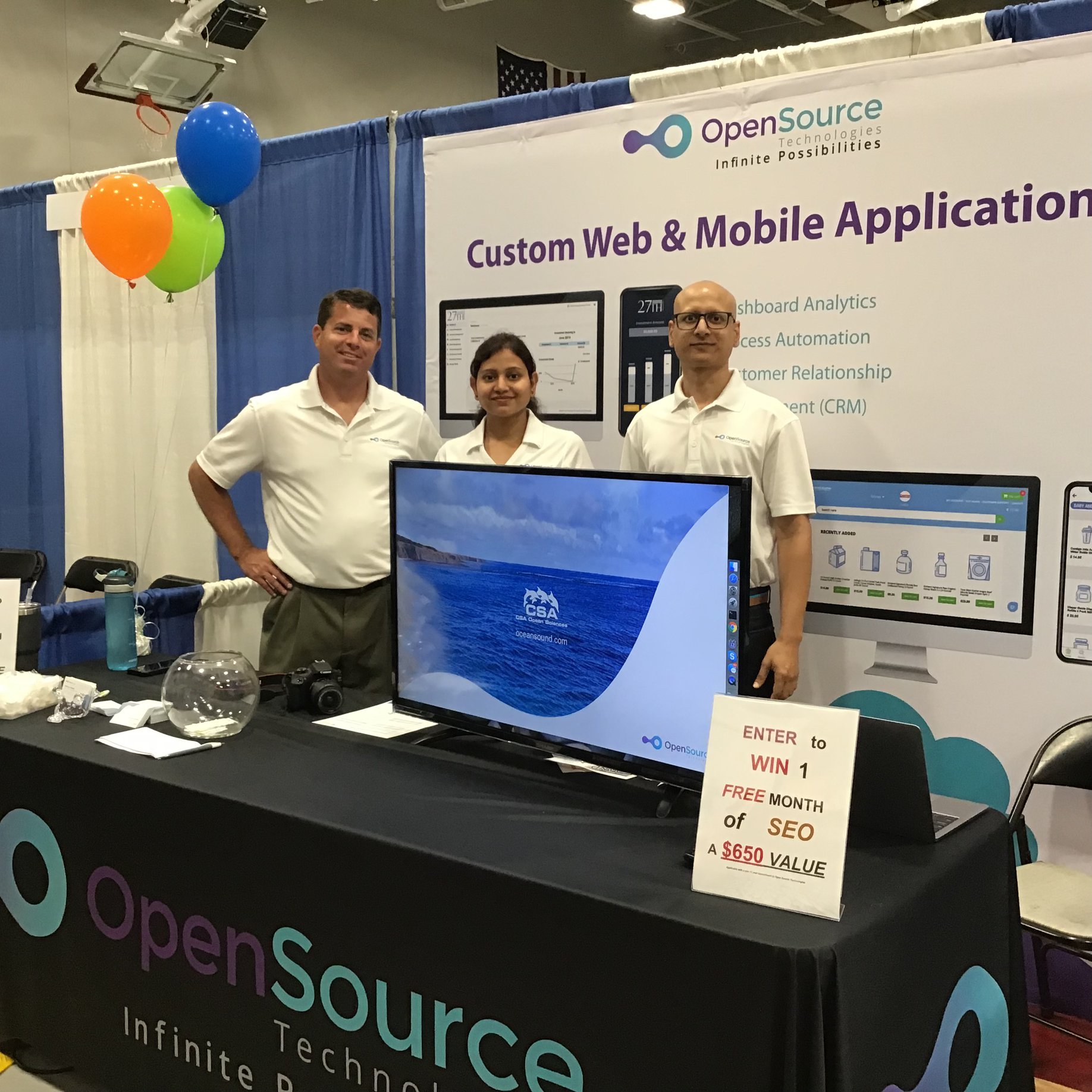OpenSource Technologies (OST)  Meets The Public At The Montgomery County Business Expo