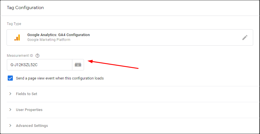 GA4 Configuration - Tag Manager